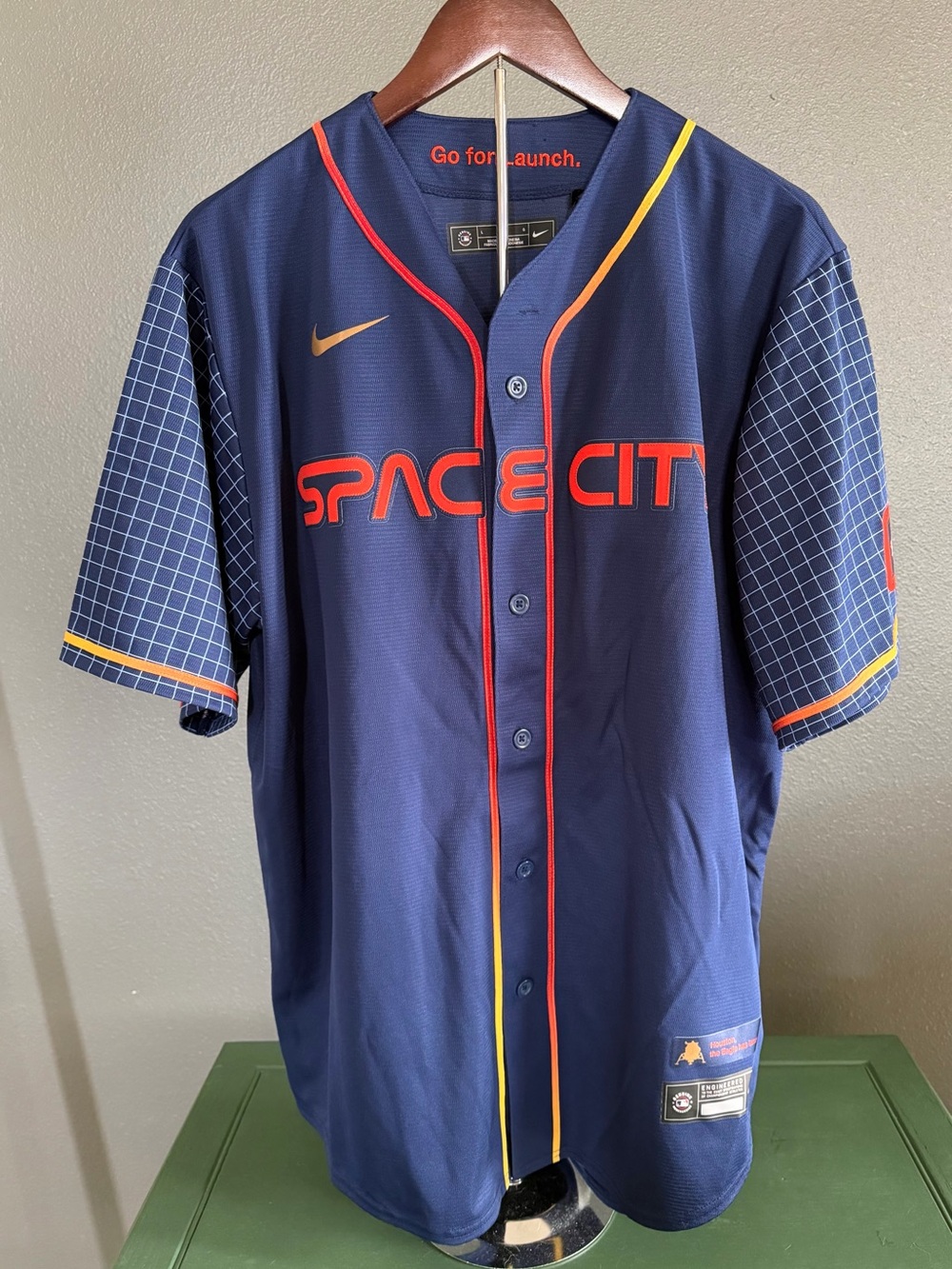 Houston Astros City Connect Baseball Jersey - Men's